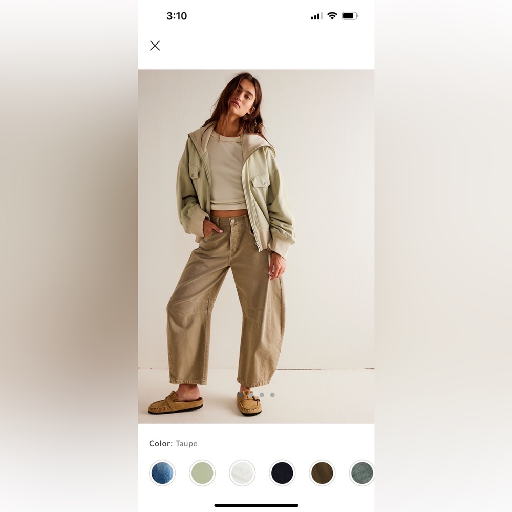 Free people Barrel Jeans
